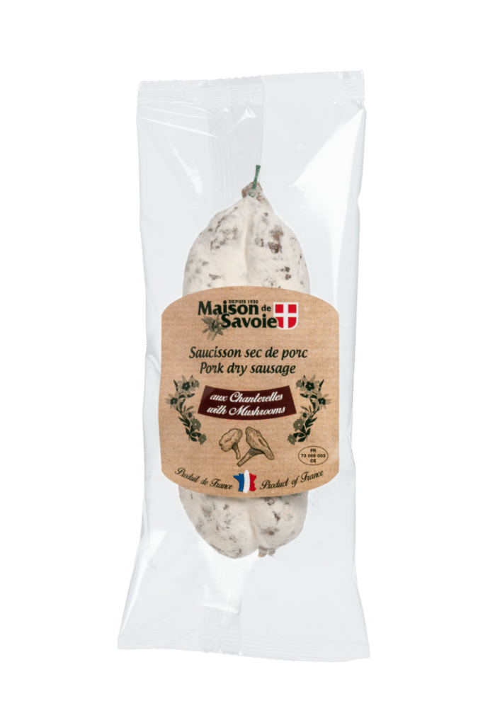 Savoy Dry Sausage with mushrooms Maison de Savoie