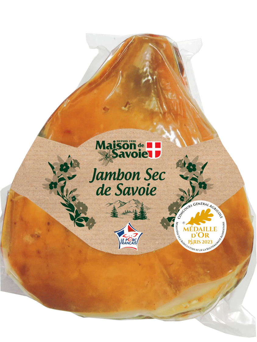 The General Agricultural Contest : In 2023, our Savoy’s ham (Jambon de Savoie) received a gold medal !